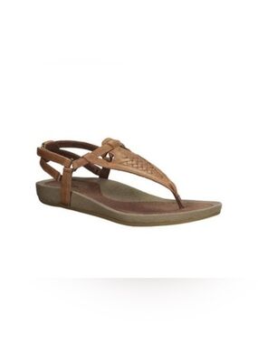 Teva Women's Brown Braided Thong Sandals
